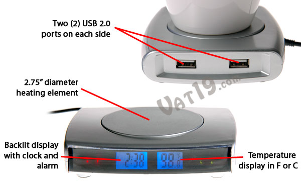 USB Drink Warmer Cut Out
