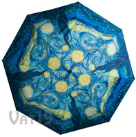 Van Gogh Starry Night Umbrella full view.
