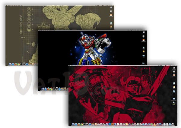 The Voltron USB Flash Drive also comes loaded with several desktop wallpapers for your PC.