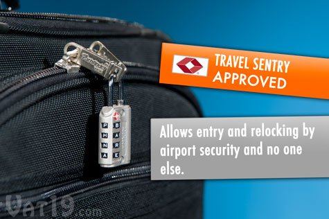 WordLock Luggage Locks are Travel Sentry Approved and TSA recognized.